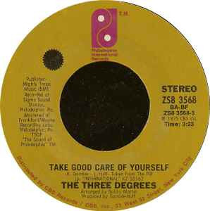 The Three Degrees: Take Good Care Of Yourself
