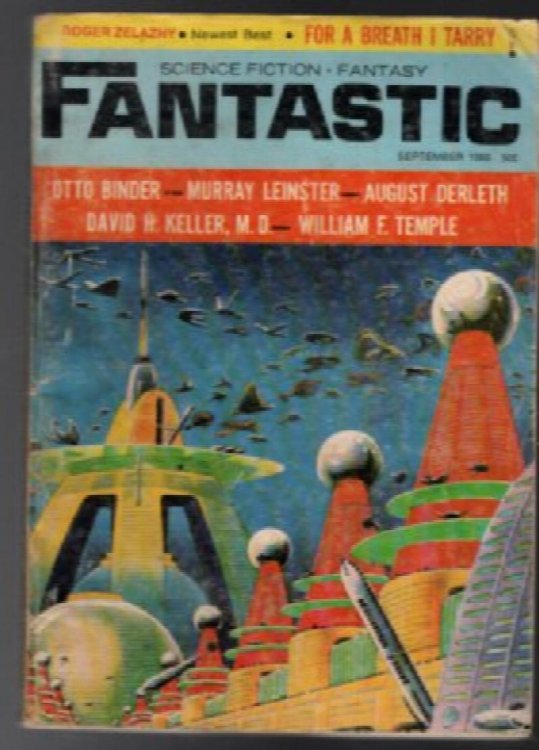 Fantastic Science Fiction Book Magazine September 1966 Roger Zelazny,Otto Binder