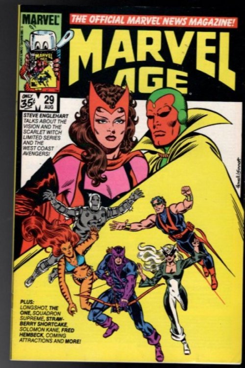 MARVEL AGE #25 thru #32 SCARLET WITCH VISION 1ST APPEARANCE LONGSHOT PREVIEW (Lot of 8)