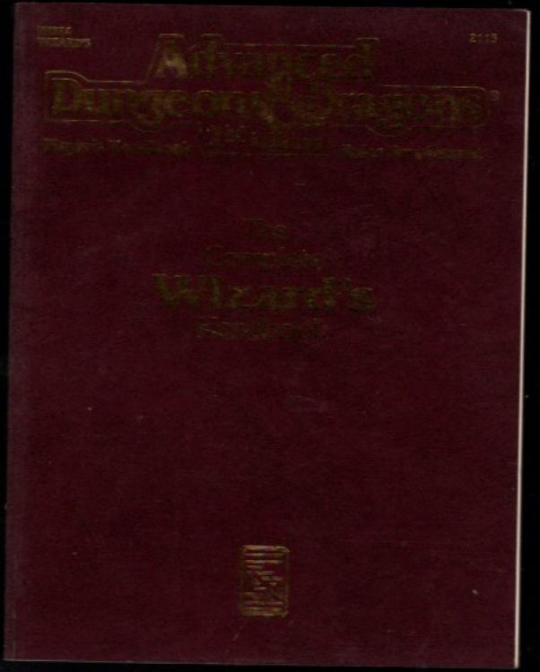 Advanced Dungeons & Dragons 2nd Edition Complete Wizard's Handbook TSR 2115