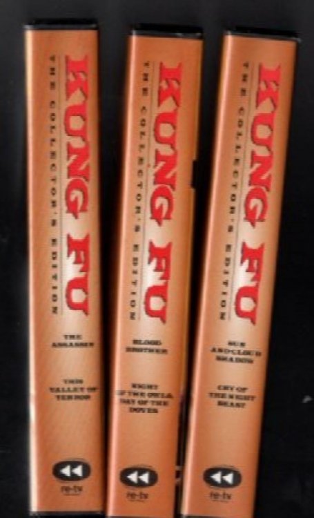 Set of Kung Fu on VHS (3)