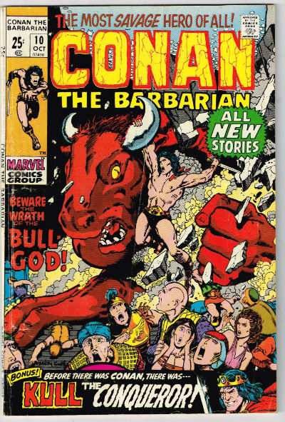 CONAN THE BARBARIAN #10 1971 VOLUME 1 MARVEL