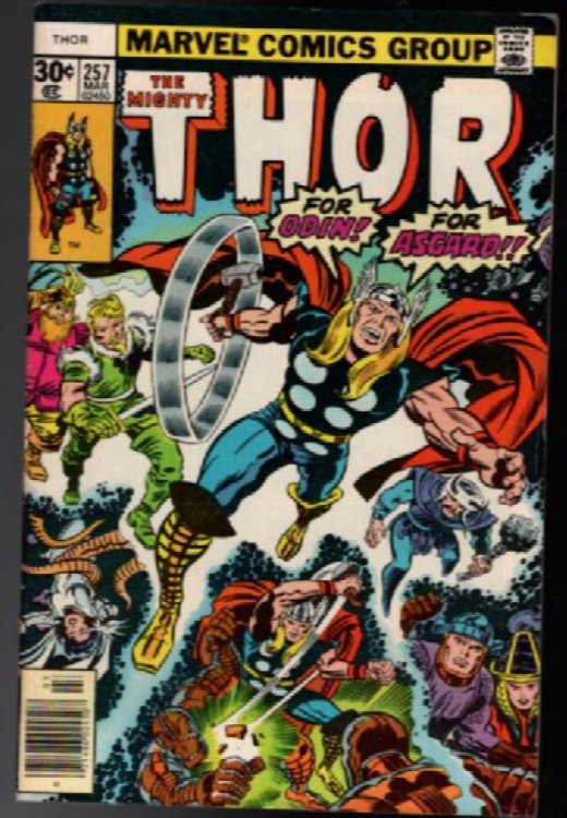Thor #257 (1977, Marvel) BRONZE AGE CLASSIC * FOR ODIN !! FOR ASGARD !!