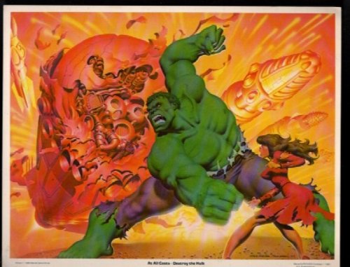 Marvel Comics Super Hero Art Portfolio Prints - Incredible Hulk Fastner Larson