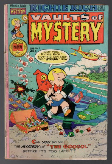 Richie Rich Vault of Mystery #8, #20 and #22