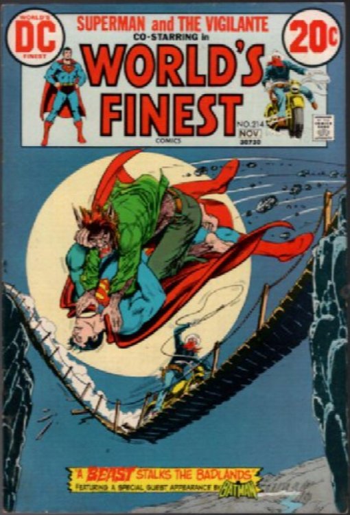 World's Finest #214 November 1972 VG- Vigilante Werewolf Story