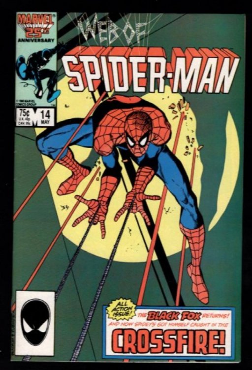 WEB OF SPIDER-MAN #14 MARVEL COMICS 1986 VF+