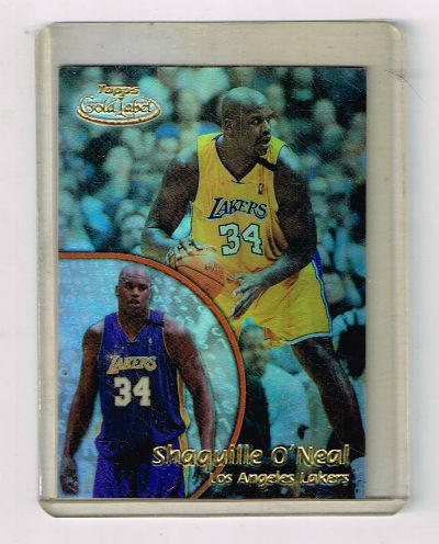 Shaquille O'Neal 2000-01 Topps Gold Label Class 1 Lakers Basketball Card #34