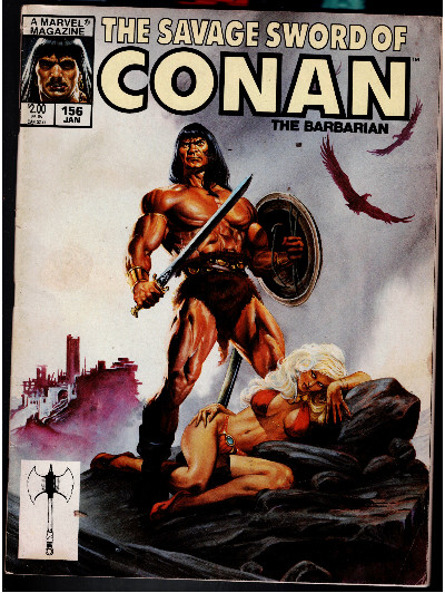 Savage Sword of Conan #156 Marvel 1989 Joe Jusko Combine