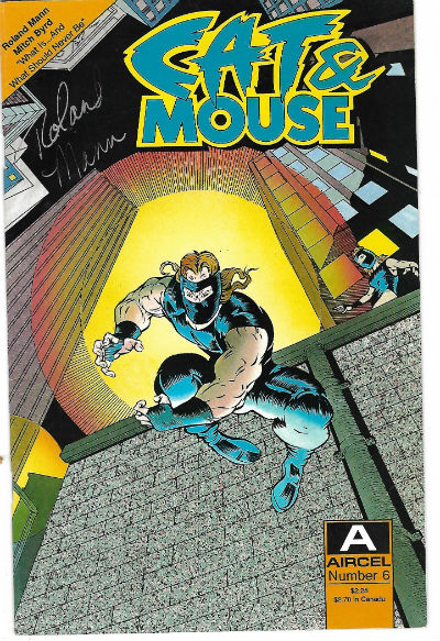 CAT AND MOUSE #6 1990-1992 VOLUME 1 AIRCEL-signed by author