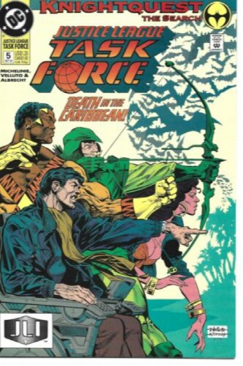 JUSTICE LEAGUE TASK FORCE #1,2,5 and 6.DC COMICS 1993 BAGGED AND BOARDED
