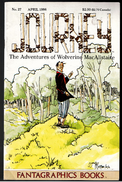 Journey #27 Aardvark-Vanaheim Comics 1986 Last Issue Messner-Loebs