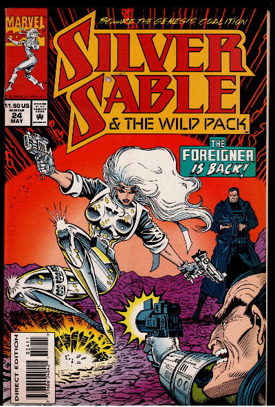 Silver Sable and the Wild Pack #24 VF 1994