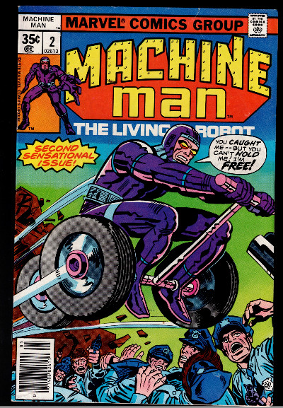 Machine Man #2 - 1978 series Marvel comics