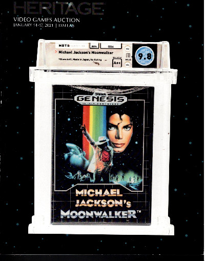 2021 HERITAGE Jan 14-17 VIDEO GAMES AUCTION Catalog Moonwalker 56pgs