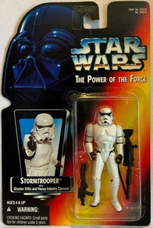 Star Wars Power of the Force Orange Card Stormtrooper Action Figure