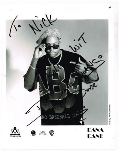Dana dane 8x10 b7w photo signed