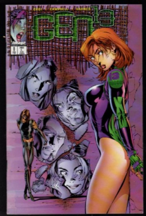 Gen 13 #8 1996 VF/NM Scott Campbell & Jim Lee Image Comic Brandon Choi,