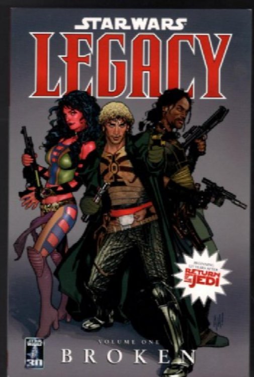 Star Wars Legacy Volume One Broken Graphic Novel tpb*Darth Vader/Boba Fett