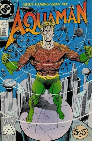 AQUAMAN #5 1989 part 5 of 5 of a MINI-SERIES DC