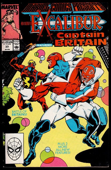 Marvel Comics Presents Excalibur #33 Comic 1989 Marvel Comics
