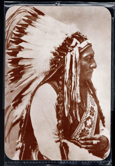 Sitting Bull Old West Collectors Series Postcard Unposted