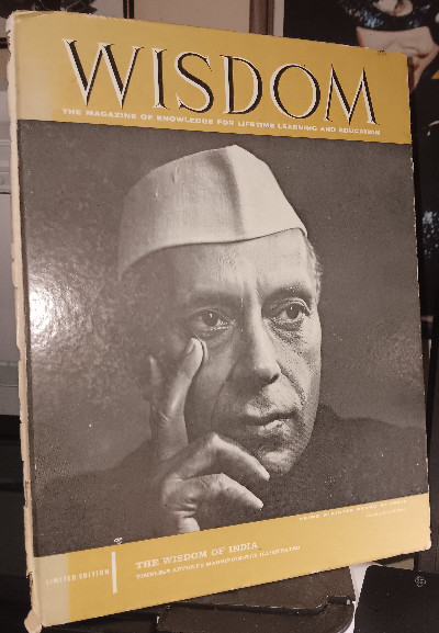 WISDOM THE MAGAZINE OF KNOWLEDGE & EDUCATION JUNE 1960 INDIA - PM NEHRU