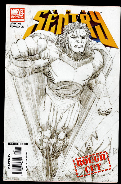 The Sentry #1 Special Edition Sketch Cover Variant Rough Cut! MCU Buzz!