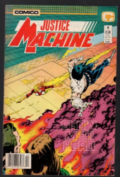 JUSTICE MACHINE #4 (1987 COMICO Comics)