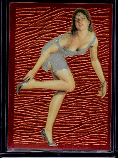 1994 - Hajime Sorayama - CHROMIUM CREATURES - Card 51 Spikes