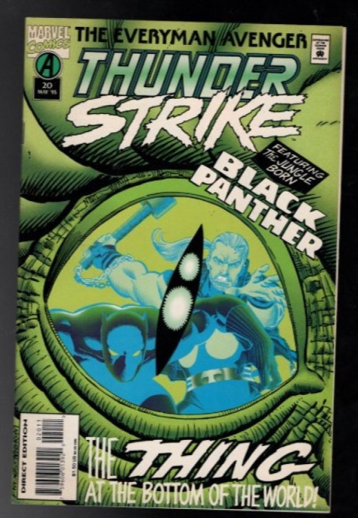 Thunderstrike #20 (1993) *Black Panther/Spawn*and #21 THUNDER STRIKE HOMAGE COVER SHE HULK WAR MACHINE MARVEL