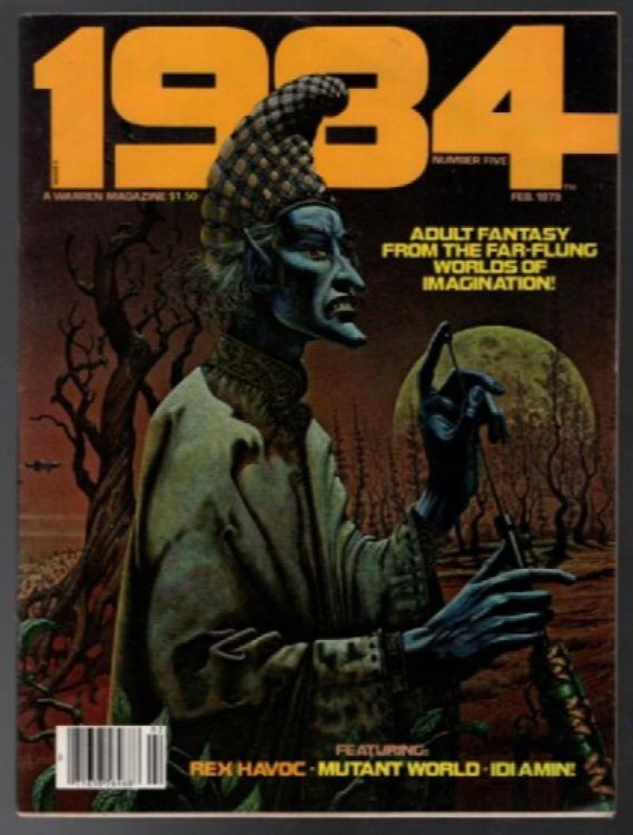 February 1979 WARREN 1984 FANTASY ILLUSTRATED MAGAZINE # 5 RICHARD CORBEN ART
