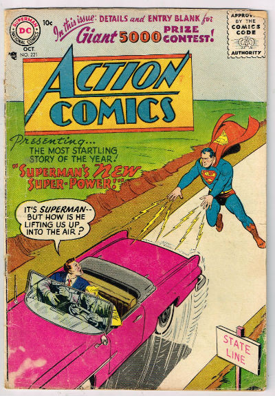 ACTION COMICS #221 1956,oct. VOLUME 1 DC