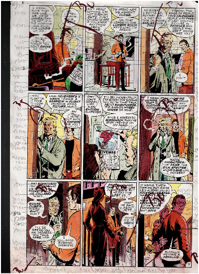 Comic color editor's page