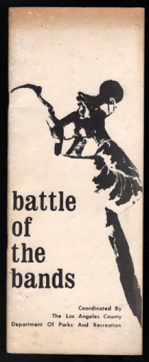 1966 Program for the 7th Annual Battle of the Bands at the Hollywood Bowl