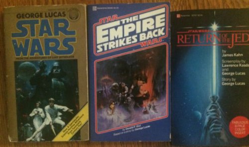 Star Wars trilogy:Star Wars,The Empire strikes back and the return of the Jedi in paperback