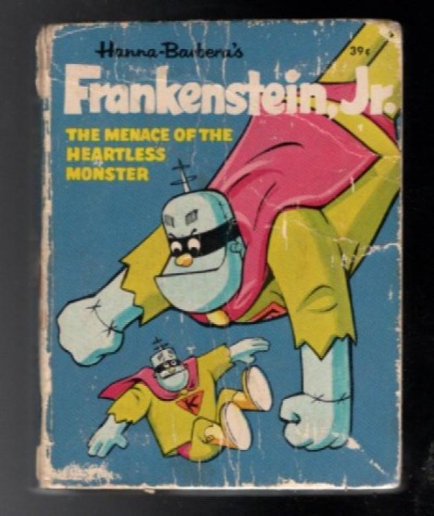 Frankenstein Jr Hanna Barbera ORIGINAL Vintage 1968 Whitman Big Little Book 15