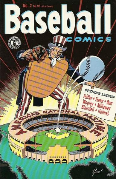 BASEBALL COMICS #2 1991-1992 ONE-SHOT KITCHEN SINK