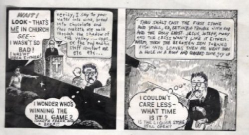 Herb Snorklebait's Chick page, from the pages of Lubchek