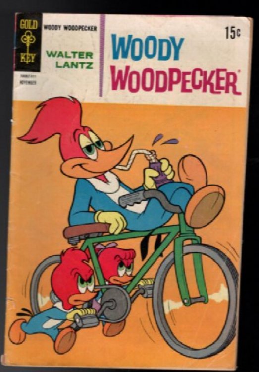 WOODY WOODPECKER # 103 (GOLD KEY) WALTER LANTZ - SPACE MOUSE - CHILLY WILLY
