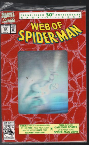 Web of Spider-man #90:Bagged version