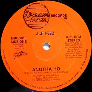 J.J. Fad ‎ Anotha Ho Label: Dream Team Records ‎ MRC-1013 Format: Vinyl, 12