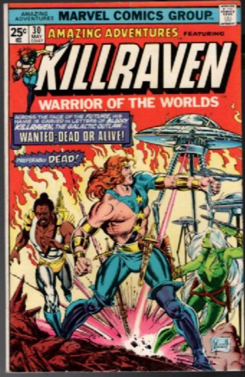 Amazing Adventures featuring Killraven Warrior of the Worlds #30 1975 Marve