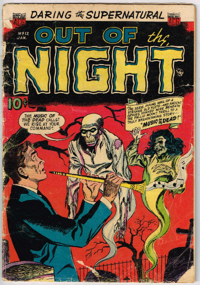 OUT OF THE NIGHT #12 1953 VOLUME 1 AMERICAN COMICS GROUP