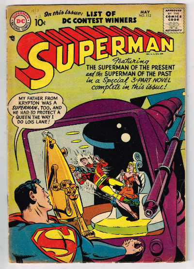 SUPERMAN #113 1957,May VOLUME 1 DC