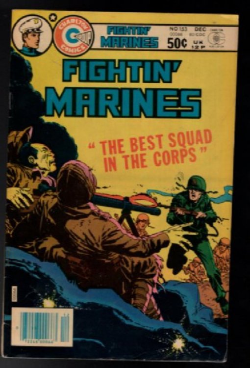 FIGHTIN' MARINES #153 CHARLTON COMICS 1980 VG+ NEWSSTAND