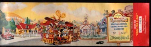 Vintage 1993 Disneyland's Mickey's Toontown SE Commemorative Passport No 0499