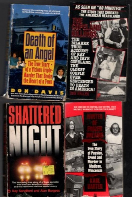 Set of 4 KILLER True Crime paperbacks