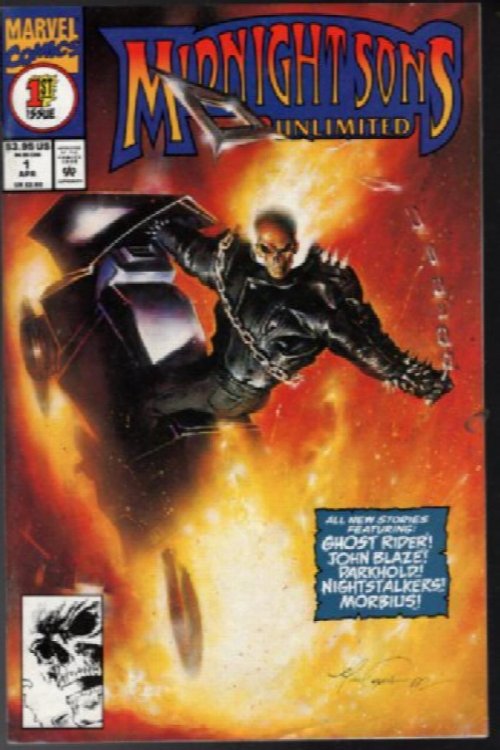 Midnight Sons Unlimited #1 (1993 Marvel Comics) Ghost Rider Morbius Darkhold