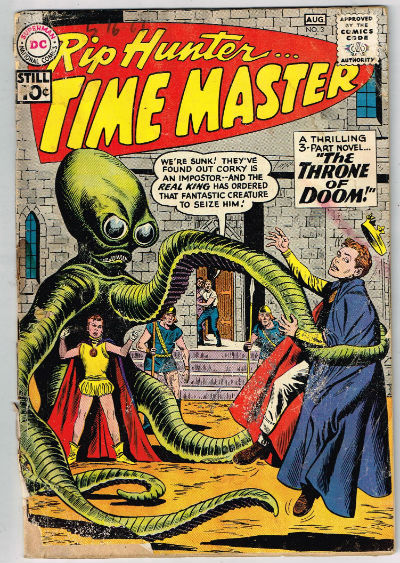 RIP HUNTER, TIME MASTER #3 1961/august VOLUME 1 DC